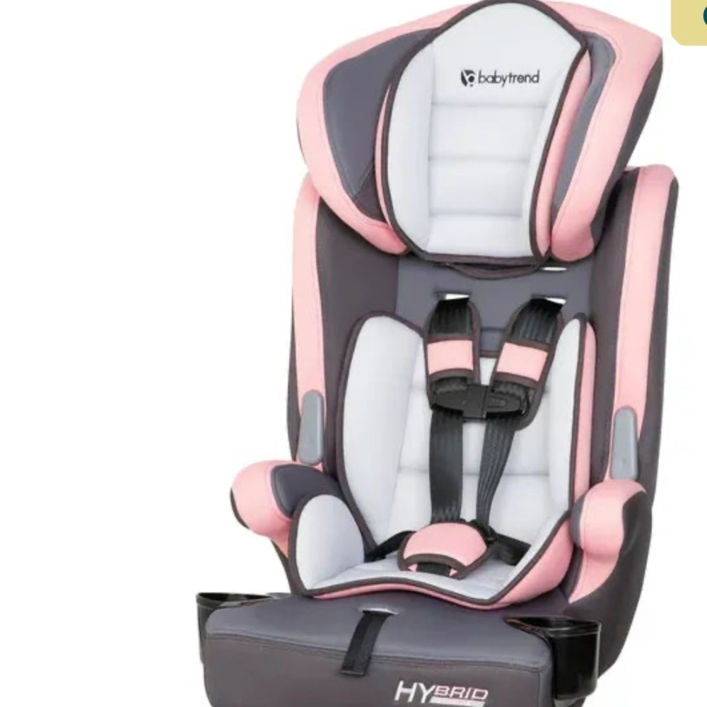 Baby Trend Hybrid 3-in-1 Booster Seat - Pink and Gray